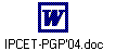 IPCET-PGP'04.doc