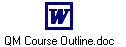 QM Course Outline.doc