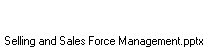 Selling and Sales Force Management.pptx
