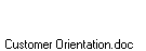 Customer Orientation.doc