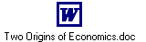 Two Origins of Economics.doc