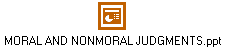 MORAL AND NONMORAL JUDGMENTS.ppt