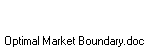 Optimal Market Boundary.doc